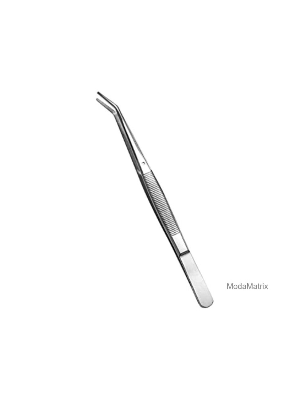 Stainless Steel Curved Serrated Tip Tweezers Sewing Craft Repair Forceps